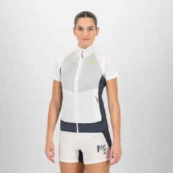 женская ветрозащитная безрукавка Karpos Lavaredo W Vest белая
